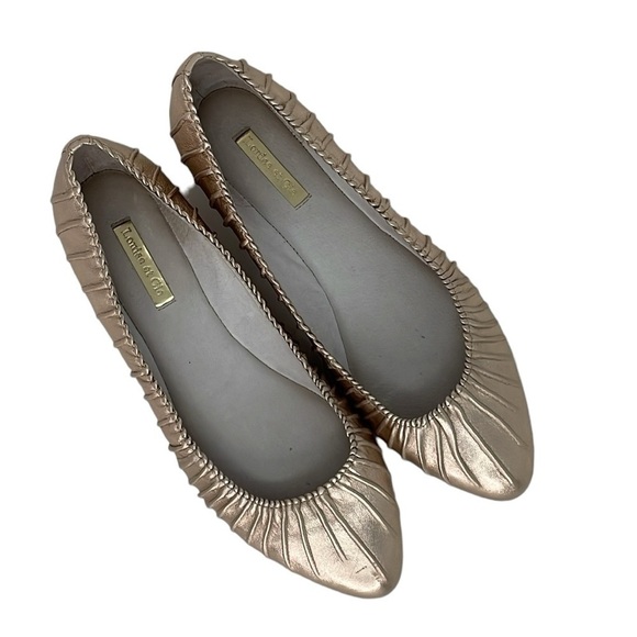 Louise Et Cie Ballet Flats Women's 8 Pink Leather Slip On Shoes - Picture 3 of 13